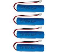 18650 1s1p 3,7 V 2600 mAh batería recargable de iones de litio con XH2,54/2P - Conector Conector para Croove Voice Amplifier, 9,62 Wh B0143KH9KG baterías - 4 unidades