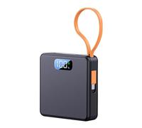 18650 - Adaptador de carga de batería, funda de alimentación desmontable con cordón USB C, funda de carga rápida tipo C, puerto USB extraíble, batería externa extraíble