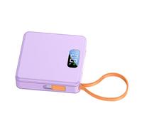18650 - Adaptador de carga de batería, funda de alimentación desmontable con cordón USB C, funda de carga rápida tipo C, puerto USB extraíble, batería externa extraíble