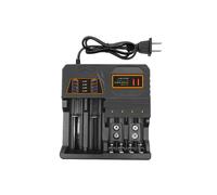 18650 Lithium Battery Charger 3.7V/4.2V 26650 Charger Automatic Shut-Off 21700 Multifunctional Charging Dock US