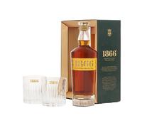1866 Brandy D.O. Jerez | Pack 2 Vasos Cristal Tallado | 700 ml