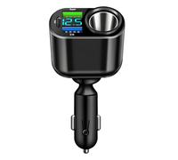 186W Cargador Mechero Coche USB, 90W Cargador de Coche Encendedor de Cigarrillos, 66W Carga Súper Rápida y PD 30W Dual USB Rapida para iPhone 16/15/14 Samsung iPad