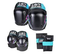 187 Killer Pads Juego de seis almohadillas, coderas, rodilleras y muñequeras - Ideal para patinaje, patinaje sobre ruedas y patinaje en línea