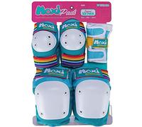 187 Killer Pads Moxi Six Pack - Rodilleras, muñequeras y coderas (talla S/M), color azul