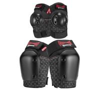 187 KILLER PADS Paquete combinado de rodilleras y coderas para monopatín, independiente, grande/XL
