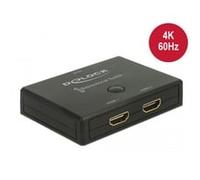 18749 interruptor de video HDMI, Conmutador HDMI negro, HDMI, Negro, De plástico, 3840 x 2160 Pixeles, China, 62 mm