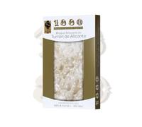 1880 - Bloque Artesano de Turrón de Alicante, Ingredientes Nobles, Textura Cremosa, Calidad Suprema, Denominación de Origen, Receta del Siglo XV, Turrón Tradicional Sin Gluten, Almendra, 220g