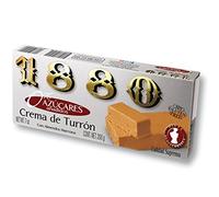1880 - Crema de Turrón de Almendras Sin Azúcares Añadidos Sin Gluten, Textura Cremosa, Calidad Suprema, Sabor Auténtico con Menos Calorías, Receta Tradicional, 200 Gramos