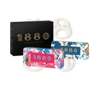 1880 - Pack Navidad Sinestesia, Turrón Blando Jijona 250g + Turrón Duro Alicante 250g, Calidad Suprema, Típico Dulce Navideño, Receta Artesanal, Turrón Tradicional, 500g
