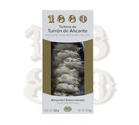 1880 - Tortitas de Turrón de Alicante Sin Gluten, Calidad Suprema, Típico Dulce Navideño, Receta Artesanal, 200g
