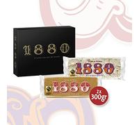1880 - Turrón Blando Jijona 300g + Turrón Duro Alicante 300g, Selección Navidad Calidad Suprema, Típico Dulce Navideño Receta Artesanal, Almendra, 600 Gramos