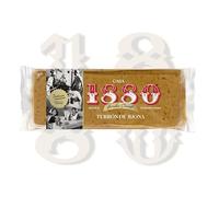 1880 - Turrón de Jijona "Rilsan" 300g, Tableta con Almendras Seleccionadas y Miel, Textura Cremosa, Calidad Suprema, Turrón clásico, Artesanal, Receta Tradicional, Colección, Regalo Navideño