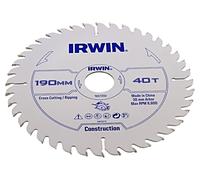 1897200 Ø: 190 mm ØÖÖffn: 30 mm Dientes: 40 madera IRWIN