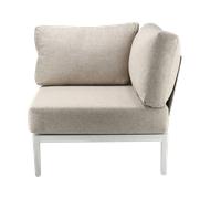 1898 Sofá modular Santander módulo de esquina Blanco-beige