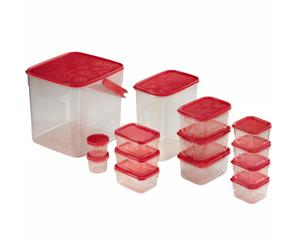 18er Set Microwellen-Geschirr con Tapa Aufbewahrungs-Dosen Menü-teller Caja
