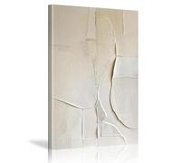 18meng Art Cuadros abstractos 140 x 80 cm, 1 pieza, moderno, minimalista, textura, cuadro sobre lienzo, impresión artística, decoración de pared, salón, decoración de pared, con marco