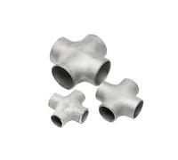 18mm 20mm 22mm 25mm 27mm 32mm 34mm 38mm 42mm 45mm 304 acero inoxidable 4 vías conector adaptador de instalación de tuberías soldadas a tope(Pipe OD x Thickness 32x3mm)