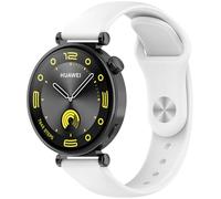 18mm 20mm 22mm Pulsera de Repuesto para Samsung Watch, Deporte Brazalete Silicona Correa para Garmin Venu para Amazfit Helio Active Bip (White, 22mm)