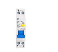 18MM 230V 50/60Hz RCBO 1P+N 6KA Disyuntor automático diferencial de corriente Residual protección contra fugas de corriente