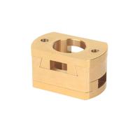 18mm Oldham Coupling Z-Axis Brass T8 Screw Coupler Z-Axis Screw Hot Bed for 3 V2 CR10 CR10S Pro 3D Printer 1PCS