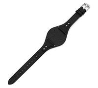 18mm Spring Bar Genuine Leather Watch Strap Replacement for Fossil ES4286 ES4114 ES4113 ES3838 ES3748 ES3625 ES3616 ES3615 (Black)