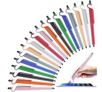 18PCS Bolígrafos Stylus Capacitivos, Chostky 3 en 1 Bolígrafo Stylus Pantalla Táctil Soporte de Teléfono Bolígrafos Stylus Capacitivos para Todos los Dispositivos de Pantalla Táctil