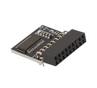 18pin TPM2.0 Módulo de seguridad de cifrado preciso con un Procesador Discreto para 11 First, Compatible para Negro, 1 Paquete