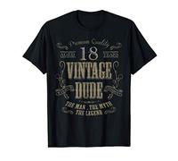 18th birthday gift idea for Vintage Lover 18 years old Dude Camiseta