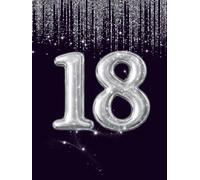 18th Birthday Guest Book | Elegant 100-Page Hardback for Party Memories: Keepsake Album for messages, wishes and photos. Dark navy cover with silver ... and stylish decoration for a unique event