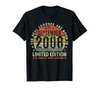 18th Birthday Legends September 1996 Vintage 18 Years Old Camiseta