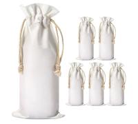 18Ud Bolsas De Vino De Tela Con Cordón Para Regalo