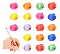 18uds Empuñadura Lapiz, Ergonómico Universal Empuñadura para Escribir Portalápices Colorido Corrección de Postura de Dedos Ayuda para la Escritura para Dibujo de Tarea de Niños