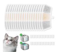 18uds Filtros para Bebederos Agua Gatos, Aptos Dura Algodón Filtrante Reduce Cal y Malos Olores Compatibles con el Bebedero Inalámbrico para Mascotas Oneisall PW04 de 3,5 L Cartuchos Filtrantes