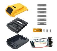 18V 2.0Ah 3.0Ah Carcasa de La Batería Repuesto para Dewalt DCB200, DCB201, DCB203, DCB204 Cover de Batería de Plástico Partes Cubierta de la Batería Rota Kit de Reparación