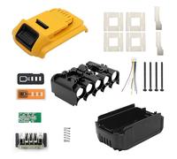 18V 4.0Ah 5.0Ah Carcasa de La Batería Repuesto para Dewalt DCB200, DCB201, DCB203, DCB204, DCB205 Cover de Batería de Plástico Partes Cubierta de la Batería Rota Kit de Reparación