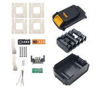 18V 4.0Ah 5.0Ah Carcasa de La Batería Repuesto para Dewalt DCB200, DCB201, DCB203, DCB204, DCB205 Cover de Batería de Plástico Partes Cubierta de la Batería Rota Kit de Reparación
