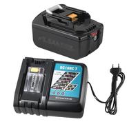 18V 5,5Ah Batería de repuesto para batería Makita de 18V con cargador Set BL1860B, BL1850, BL1840B, LXT400 | Carga rápida DC18RC 3A, protección contra sobrecalentamiento