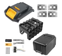 18V 9.0Ah Carcasa de La Batería Repuesto para Dewalt DCB200, DCB201, DCB203, DCB204 Cover de Batería de Plástico Partes Cubierta de la Batería Rota Kit de Reparación