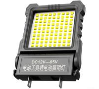 18W LED luz de trabajo 90 lámpara bolsillo inspección antorcha 12-85V modo dual cabeza giratoria para reparación de automóviles (12-85V)