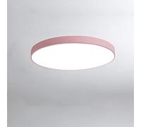 18W Niños luces de techo LED Moderno Redondo lámpara de techo acrílico Lámparas de cocina Dormitorio Plafón Techo Lámpara de baño Luz blanca 6000K corredor balcón entrada Ø30cm,Rosado