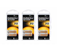 18x Duracell 312 PR41 DA312 Pilas Alcalinas Zinc-Air De 1.45V Nuevas