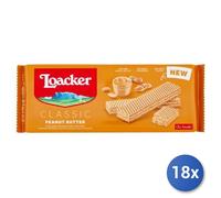 18x Multipack Loacker Galleta Gr 175 Mantequilla De Cacahuete