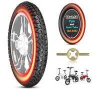 18x2.50 62-355 Scooter Electric Motorcycle Tires 18x2.5 Motor Rubber 18 2.50 Combined with 18x2.50 64-355 Wear-Resistant Non-Slip Tread
