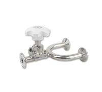 19/25/32/38/51mm x 1,5 "2" Tri abrazadera válvula de diafragma sanitaria en forma de U 316L cerveza casera de acero inoxidable(38-32-38mm)