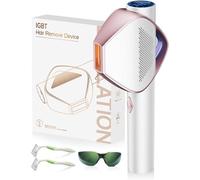 19,8J Depiladora Laser, IPL Depiladora de Luz Pulsada con Tecnología IGBT Flash Rápido, Laser Depilacion 600NM-1200NM Función 3 en 1 Flash Ilimitado Para Mujeres y Hombres,Cara, Cuerpo, Bikini