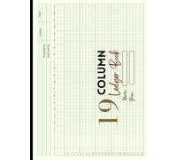 19 Column Ledger Book: Accounting & Bookkeeping Notebook | Columnar Analysis Account Pad for Small Businesses and Personal Finance |Horizontal Layout, 8.5 x 11.69 Inches.