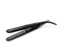 Bellissima Creativity, Plancha, pelo liso u ondulado, revestimiento cerámico + partículas de diamante, placas flexibles, 5 temperaturas 150/230°C con memoria, calor constante, calentamiento rápido