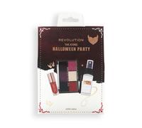 Revolution Beauty Truly SinfulMiniset de fiesta de Halloween, Maquillaje de Halloween con Paleta de 6 Panes, Delineador de Ojos, Mini Pout Bomb y Spray Fijador