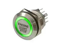 19 mm 22 mm 25 mm 30 mm Láser ARRANQUE DEL MOTOR PARADA Botón de arranque del motor ENCENDIDO APAGADO