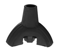 19 mm punta de bastón de silicona suave para evitar resbalones, base de repuesto para bastones plegables